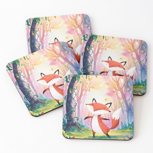Item preview, Whimsical Fox. Fantasy fox, magical forest, enchanting woodland, vintage fox designed and sold by FoxVibes.
