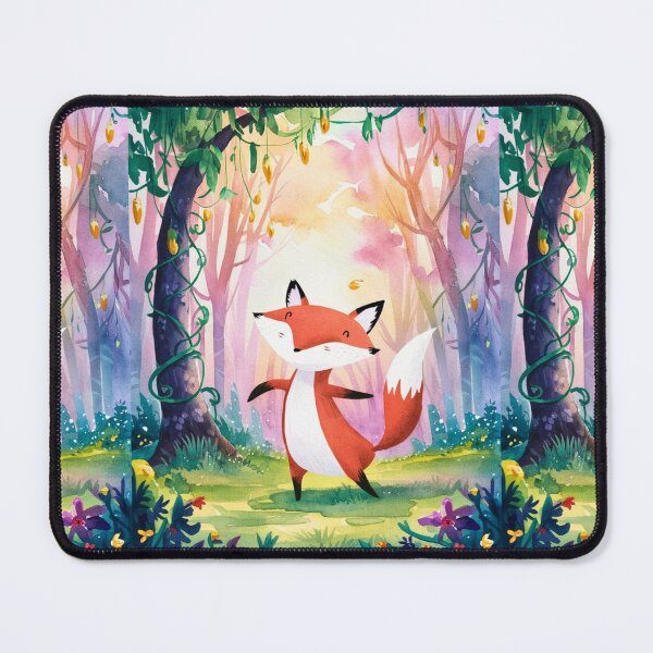Item preview, Whimsical Fox. Fantasy fox, magical forest, enchanting woodland, vintage fox designed and sold by FoxVibes.