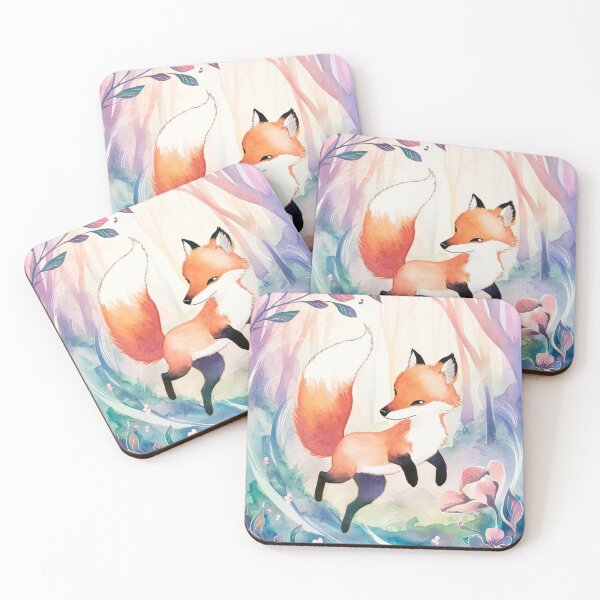 Item preview, Whimsical Fox. Fantasy fox, magical forest, enchanting woodland, vintage fox designed and sold by FoxVibes.