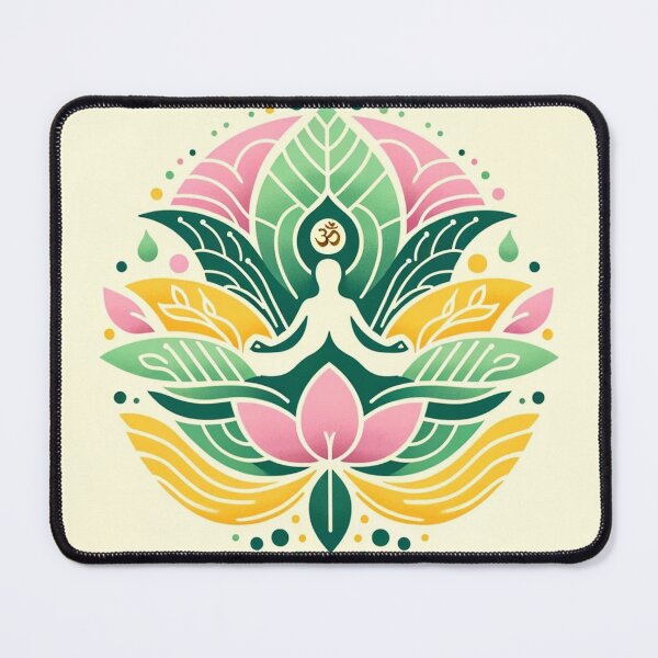 Item preview, Yoga design in pastel colors designed and sold by saqui-com.
