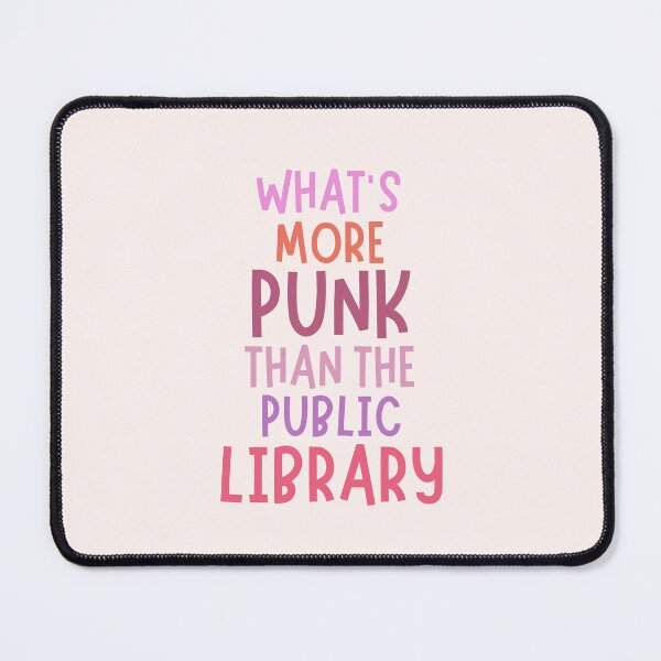 Item preview, What's more punk than the public library designed and sold by Neadoodles.
