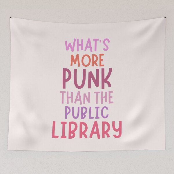Item preview, What's more punk than the public library designed and sold by Neadoodles.