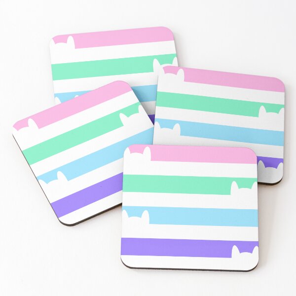 Item preview, Colorful Dollhouse Kitty Stripes designed and sold by astraeanm.