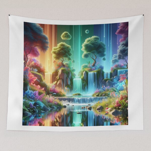 Item preview, 3D Waterfalls  designed and sold by AwesomeDigiShop.