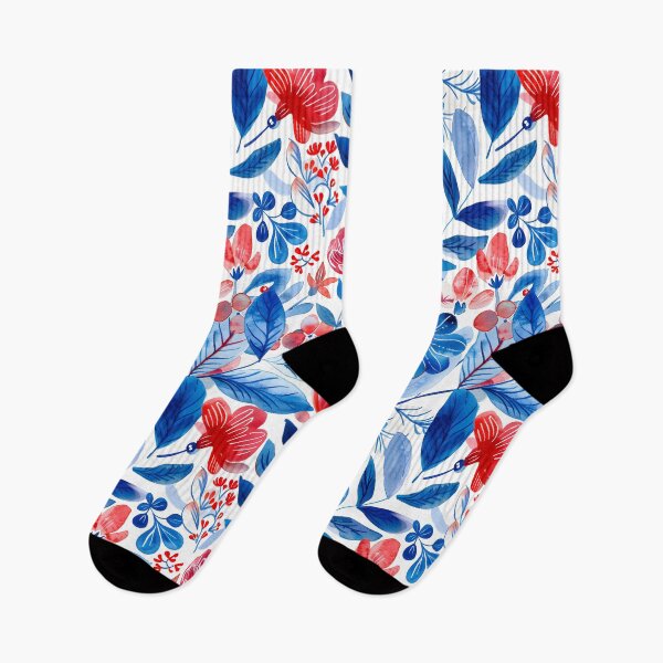 Item preview, Patriotic Floral Pattern designed and sold by PollyTx.