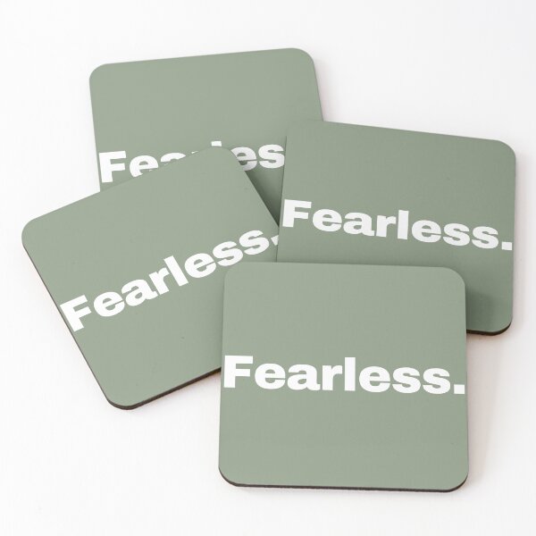 Item preview, Fearless – Bold Minimalist Word Graphic Design designed and sold by Toph & Mea Shop.