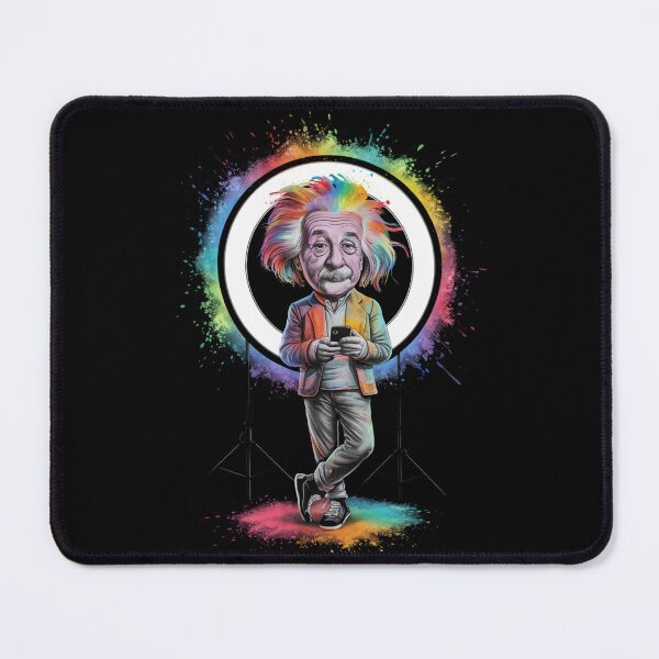 Item preview, From Relativity to Reels, Illustration design, A Modern Twist on Genius, Funny Design for gifs designed and sold by piketo.