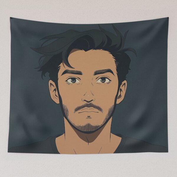 Item preview, Armenian man, portrait | Anime style designed and sold by ComicsFactory.