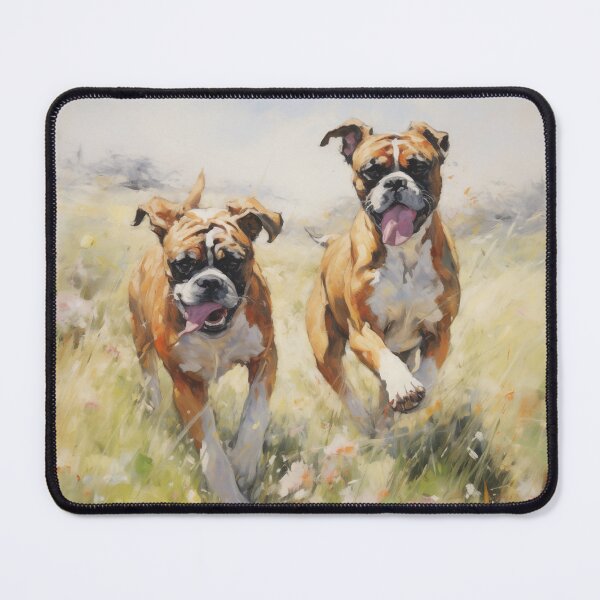 Item preview, Happy Boxer Dogs designed and sold by Samuelsboro.