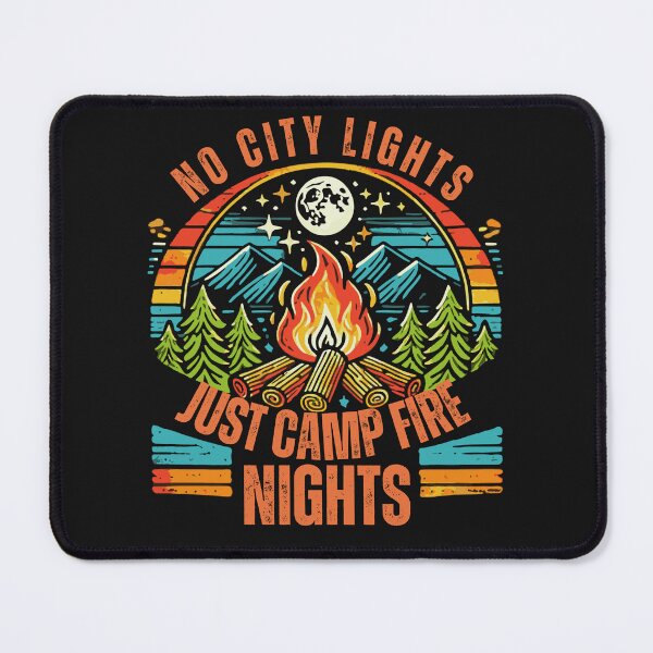 Item preview, Rustic No City Lights Just Campfire Nights designed and sold by AlienOccupation.