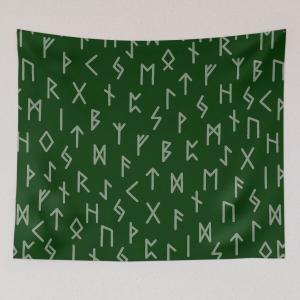 Item preview, Emerald Runes of Norse Legacy designed and sold by HolidayT-Shirts.