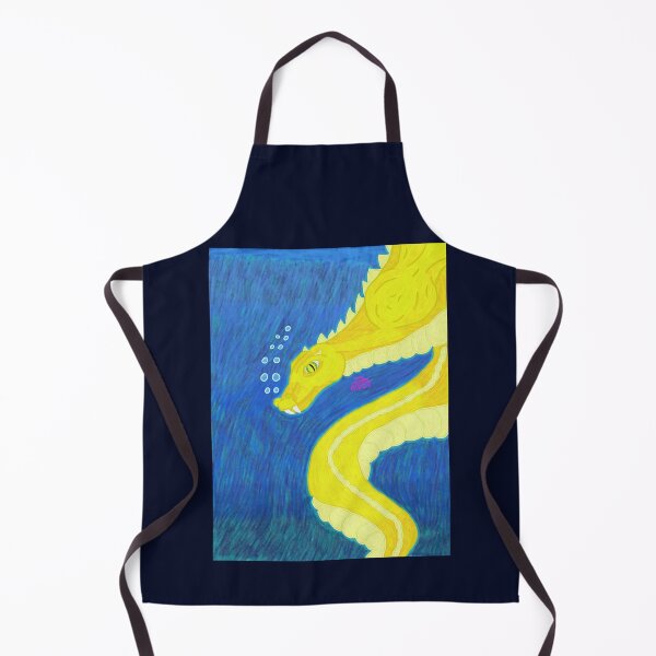 Item preview, Yellow Swimming Dragon designed and sold by Laura-the-bard.