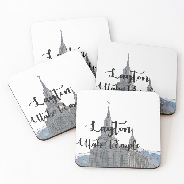 Item preview, Layton Utah Temple Calligraphy Design designed and sold by HannahJaynVanderwerff.