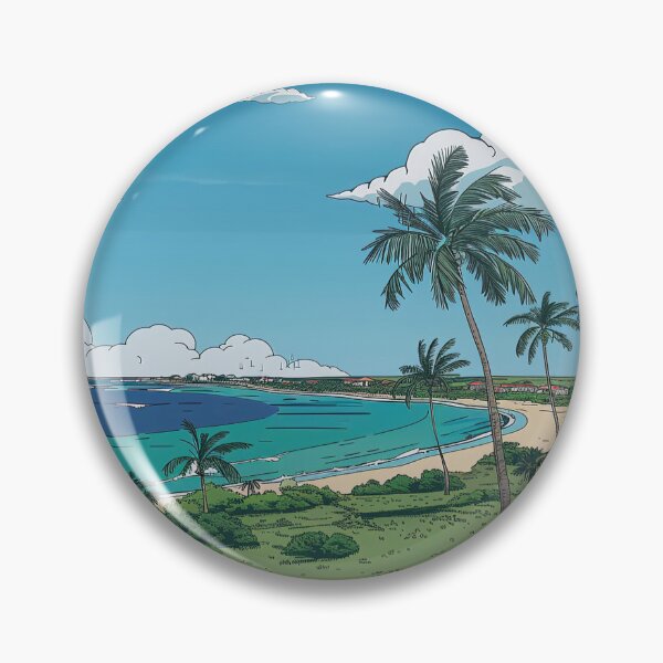 Item preview, Aruba landscape | Anime style designed and sold by ComicsFactory.
