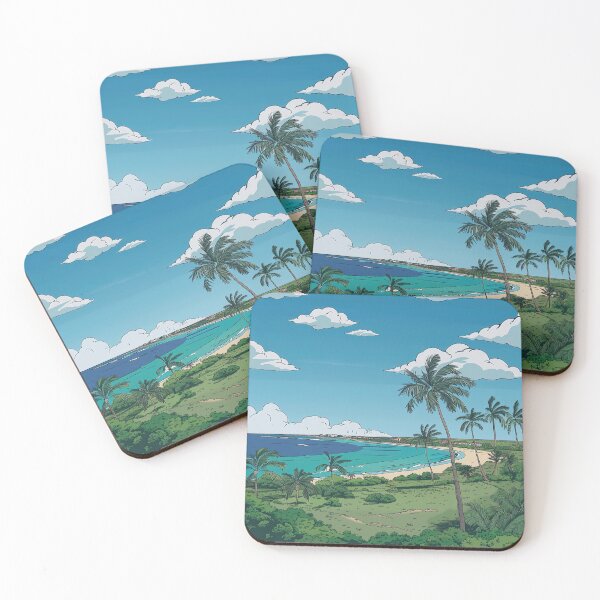 Item preview, Aruba landscape | Anime style designed and sold by ComicsFactory.
