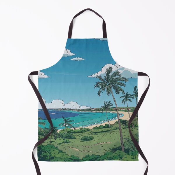 Item preview, Aruba landscape | Anime style designed and sold by ComicsFactory.