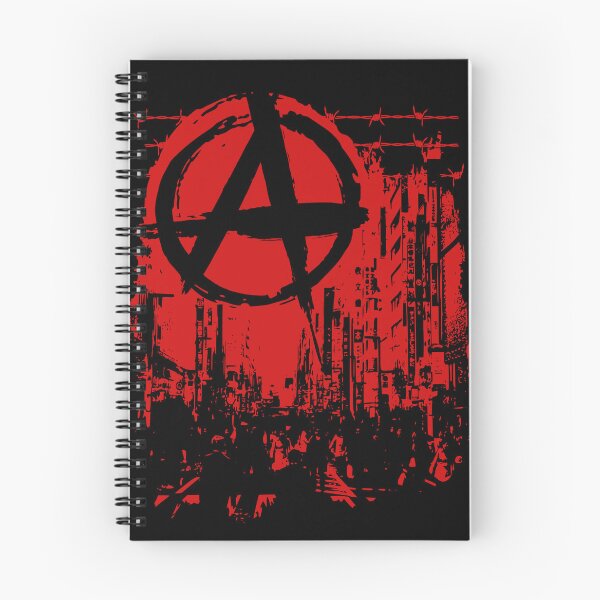 Item preview, Anarchy Over Cityscape with Barbwire  designed and sold by eatmorvelopator.