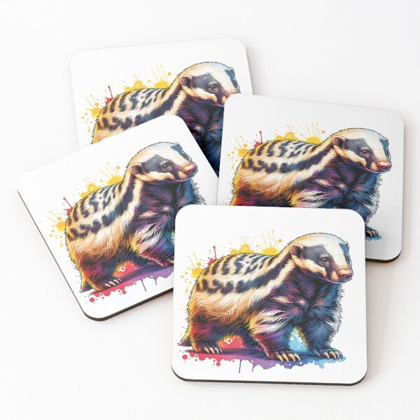 Item preview, Watercolor Honey Badger designed and sold by ChaosReigns91.