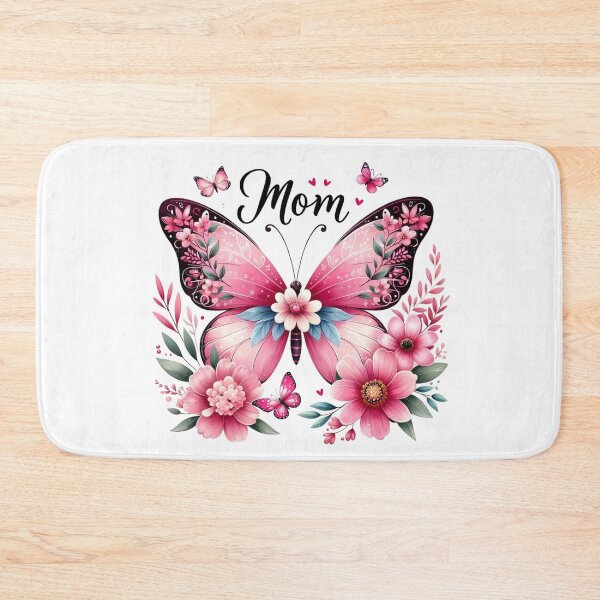 Item preview, Pink Floral Butterfly For Mom designed and sold by purplesensation.