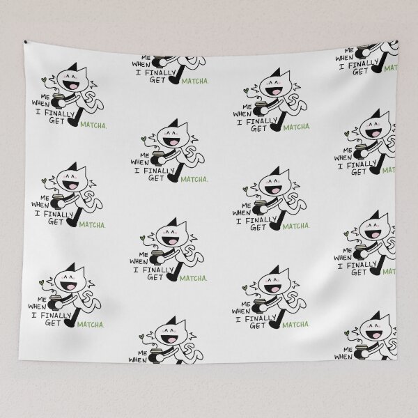 Item preview, me when matcha cat designed and sold by sodain24fps.