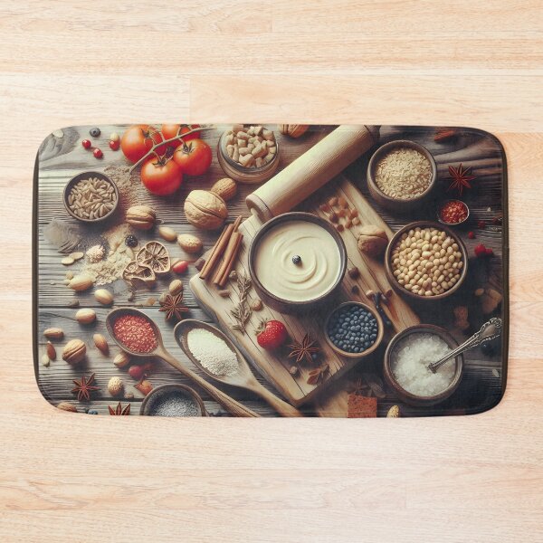 Item preview, Rustic Culinary Ingredients Arrangement designed and sold by CitrineLinker.