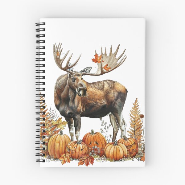 Item preview, Fall Pumpkins Moose designed and sold by DigitalToast.
