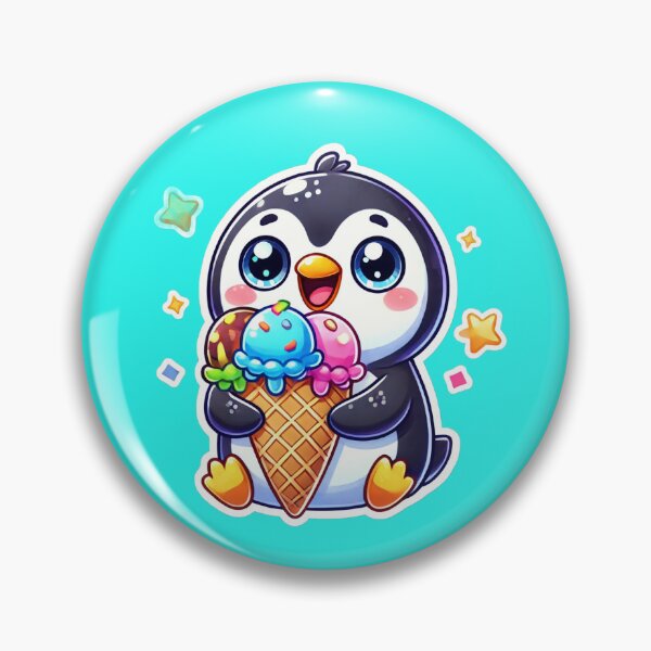 Item preview, Chilly Treat - Penguin with Ice Cream  designed and sold by MaulCabral Designs.