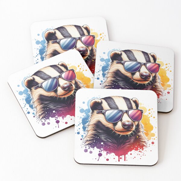Item preview, Cool Watercolor Honey Badger designed and sold by ChaosReigns91.