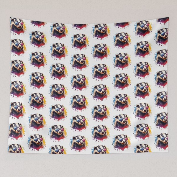 Item preview, Cool Watercolor Honey Badger designed and sold by ChaosReigns91.