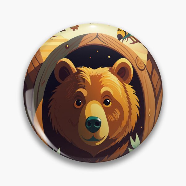 Item preview, BearHidingInHollowLog designed and sold by Whose-sweat.