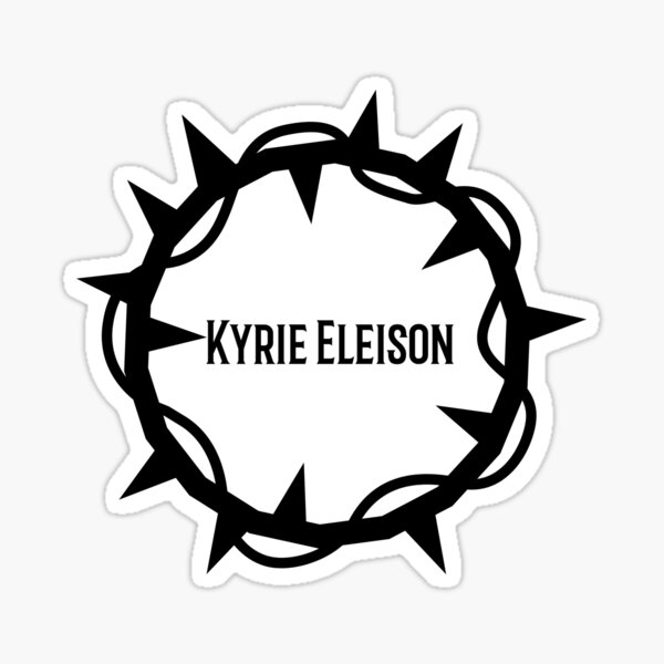 Item preview, Kyrie Eleison designed and sold by CatholicCloth.