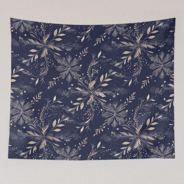 Item preview, Snowy & Flowery Breeze | Seamless designed and sold by Unrooted.