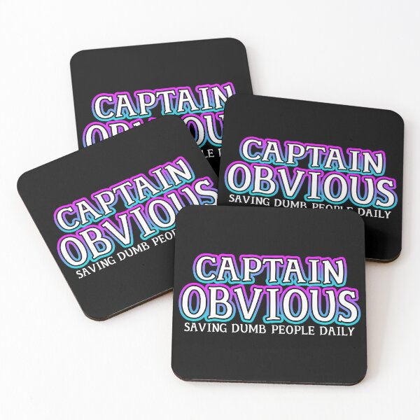 Item preview, Captain Obvious designed and sold by Shawnsonartshop.