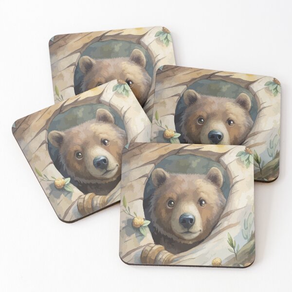 Item preview, BearHidingInHollowLog designed and sold by Whose-sweat.