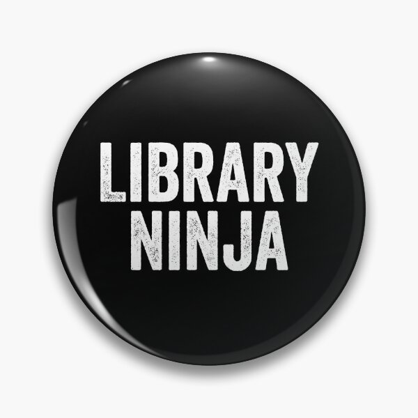Item preview, Funny Book Lovers Librarian Gift - Library Ninja designed and sold by kevzadevinca.