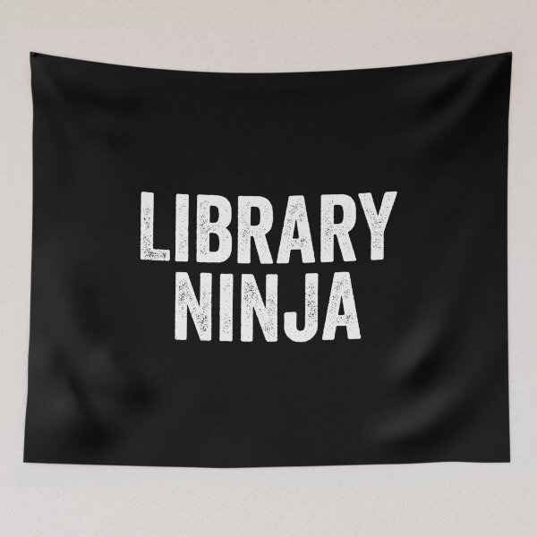 Item preview, Funny Book Lovers Librarian Gift - Library Ninja designed and sold by kevzadevinca.