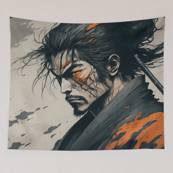 Item preview, Musashi Miyamoto No.16 (Black & Orange Edition) designed and sold by PrecisionByAJSM.