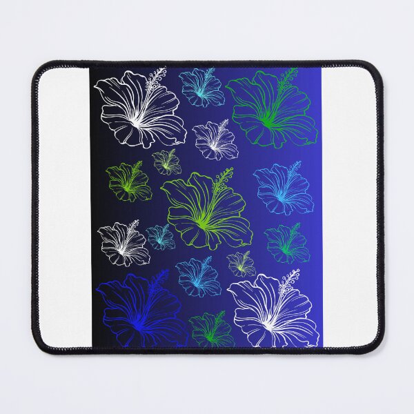 Item preview, Green and Blue Hibiscus designed and sold by rgela01.