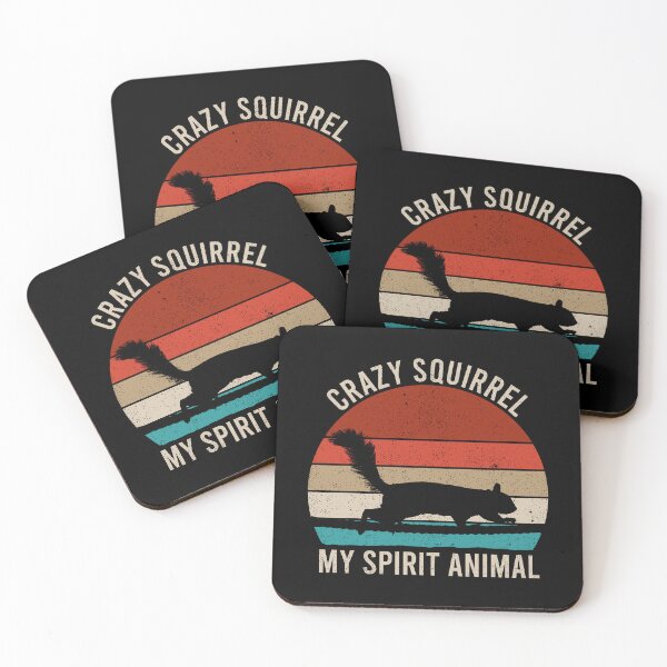 Item preview, Crazy Squirrel Is My Spirit Animal designed and sold by zhilwahesani.