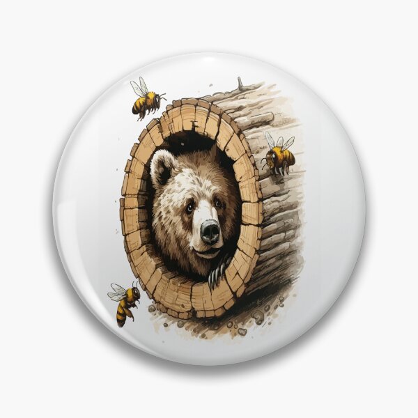 Item preview,  BearHidingInHollowLog designed and sold by Whose-sweat.