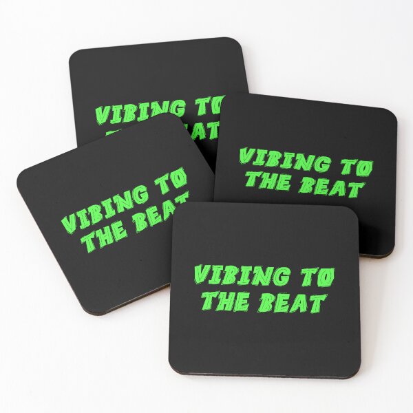 Item preview, Vibing to the bea Golden Era Hip Hop 90s Rap Design designed and sold by RadDeck.