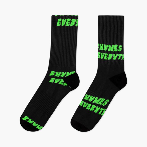 Item preview, Rhymes over Everything Urban Echoes Classic Hip Hop Design designed and sold by RadDeck.