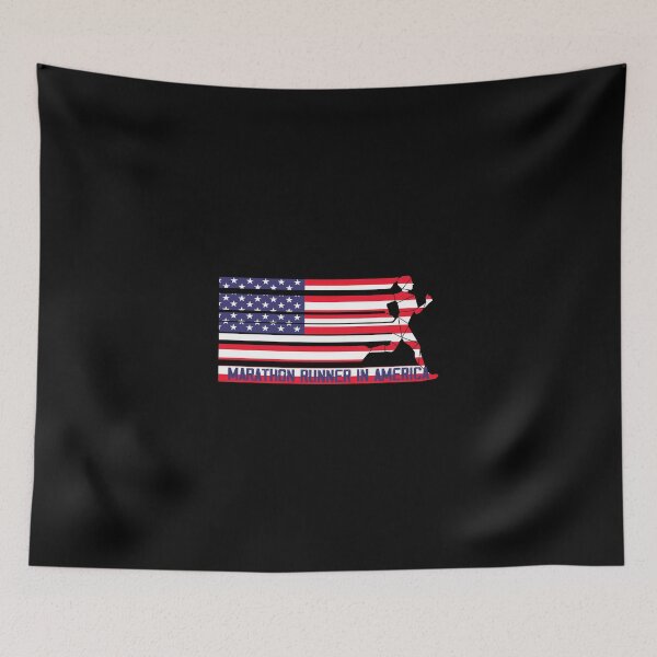 Item preview, MARATHON RUNNER IN AMERICA, MARATHON WOMAN designed and sold by the Zarock Shop.