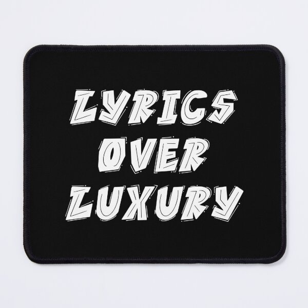 Item preview, Lyrics over Luxury Rap Icons Hip Hop Heroes Design designed and sold by RadDeck.