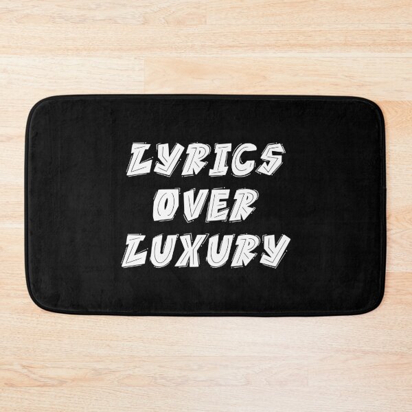 Item preview, Lyrics over Luxury Rap Icons Hip Hop Heroes Design designed and sold by RadDeck.