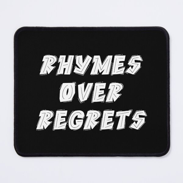 Item preview, Rhymes over Regrets Rhythm Revolution Classic Hip Hop Design designed and sold by RadDeck.