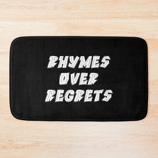 Item preview, Rhymes over Regrets Rhythm Revolution Classic Hip Hop Design designed and sold by RadDeck.