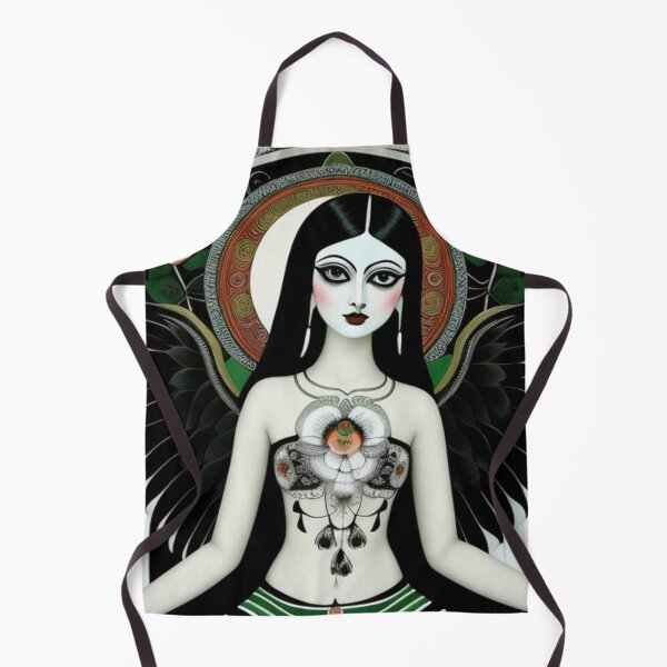 Item preview, Tibetan moon deity designed and sold by Roxburylane.