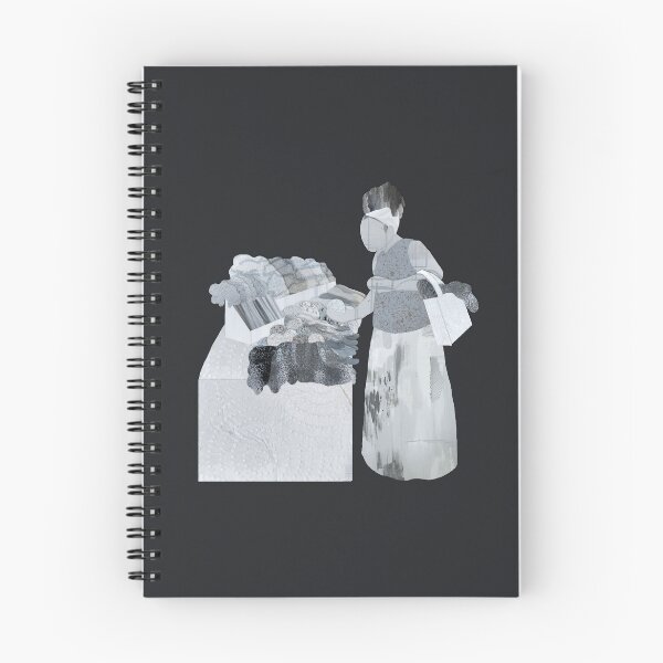 Item preview, Gray Woman Shopping at a Market Stall (Reclamancipation) designed and sold by Nia Alexander.