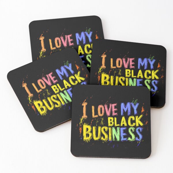 Item preview, Colorful I Love My Black Business Design designed and sold by Artbyminga.